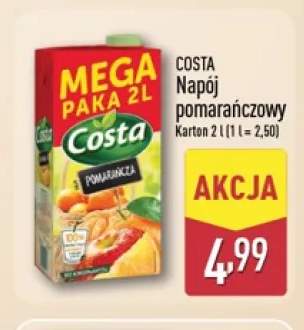 Napój pomarańczowy Costa