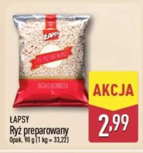 Ryż preparowany Łapsy