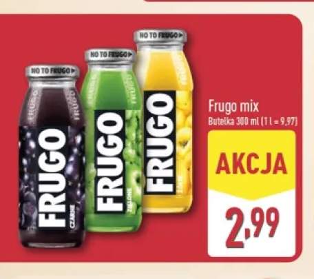 Napój Frugo czarne +2 warianty