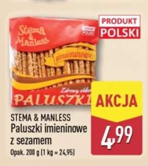 Paluszki imieninowe z sezamem Stema & Manless