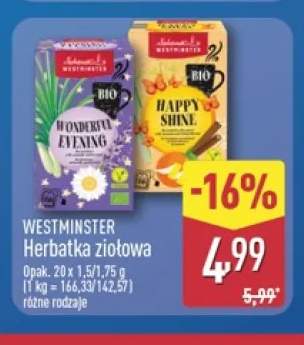 Herbatka ziołowa Wonderful Evening Westminster +1 wariant