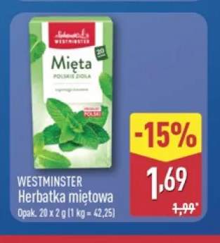 Herbatka miętowa Westminster