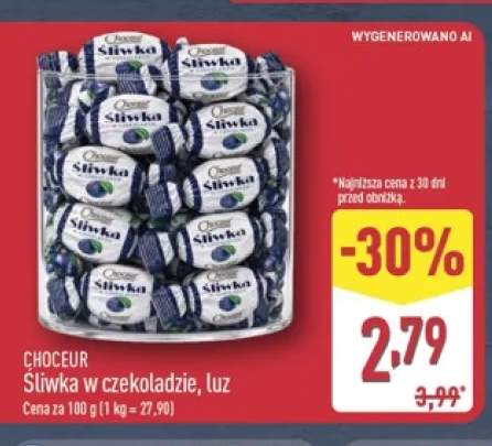 Śliwka w czekoladzie luz Choceur