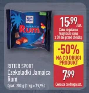 Czekoladki Jamaica Rum Ritter Sport