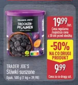 Śliwki suszone Trader Joe's