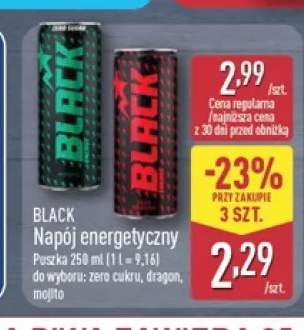 Napój energetyczny Black dragon +2 warianty