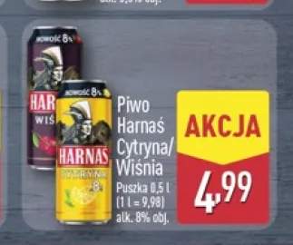 Piwo Harnaś Cytryna +1 wariant