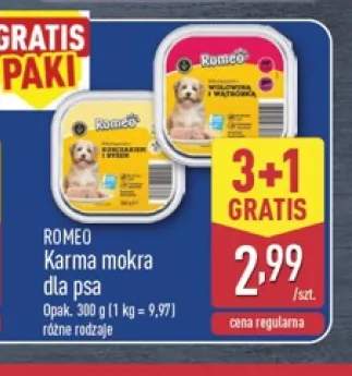 Karma mokra dla psa Romeo