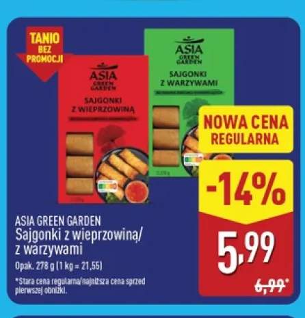 Sajgonki z wieprzowiną Asia Green Garden +1 wariant