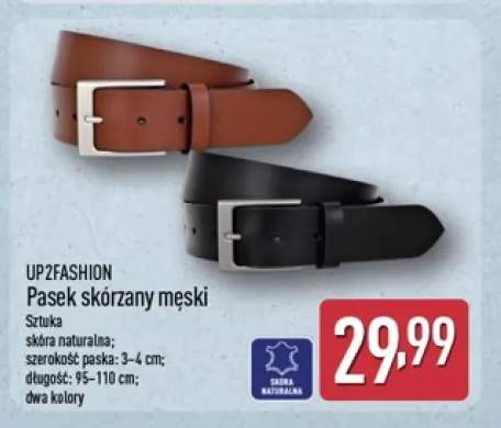 Pasek skórzany męski UP2FASHION