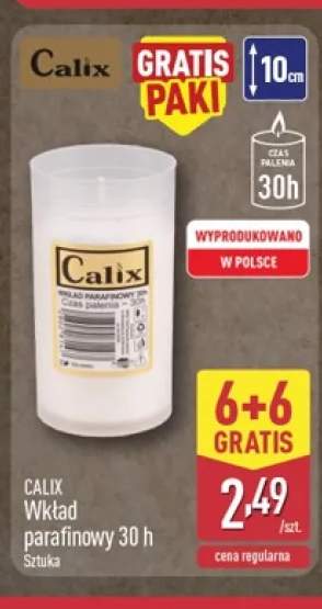 Wkład parafinowy 30 h Calix