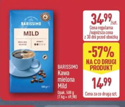 Kawa mielona Mild Barissimo