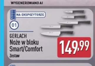 Noże w bloku Smart/Comfort Gerlach