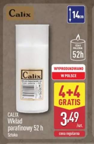 Wkład parafinowy 52 h Calix