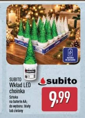 Wkład LED choinka Subito