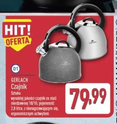 Czajnik 2,8 l Gerlach