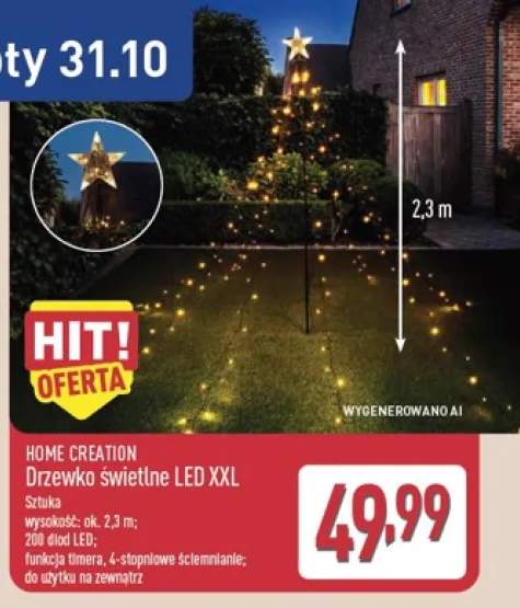 Drzewko świetlne LED Xxl Home Creation