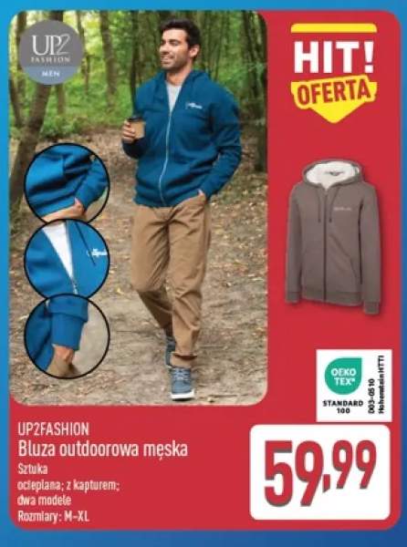 Bluza outdoorowa męska Up2fashion
