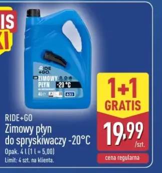 Zimowy płyn do spryskiwaczy -20°C Ride+Go