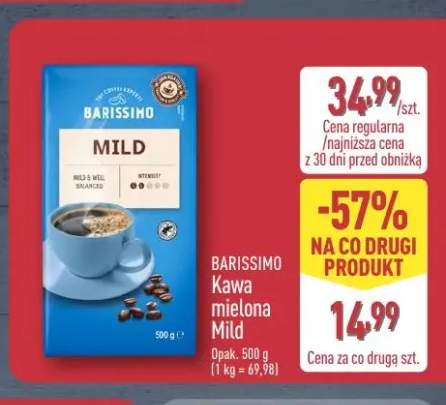 Kawa mielona Mild Barissimo