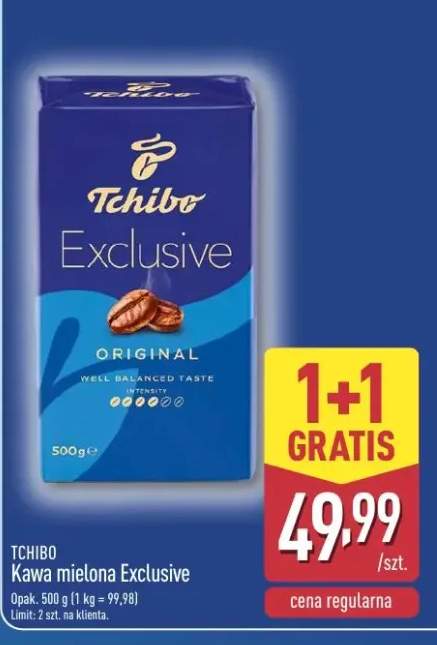 Kawa mielona Exclusive Tchibo