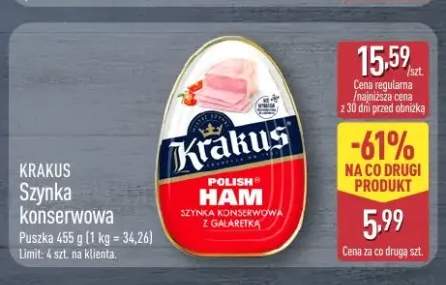 Szynka konserwowa z galaretką Krakus