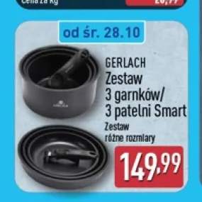 Zestaw 3 garnków Smart Gerlach +1 wariant