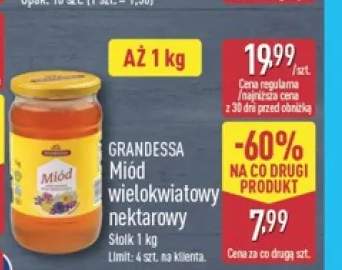 Miód wielokwiatowy nektarowy Grandessa