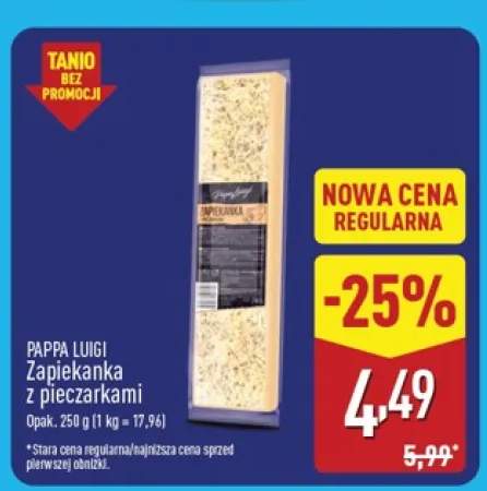 Zapiekanka z pieczarkami Pappa Luigi