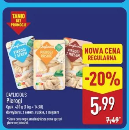 Pierogi z serem Daylicious +2 warianty