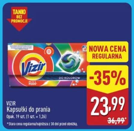 Kapsułki do prania Vizir