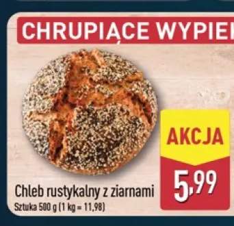 Chleb rustykalny z ziarnami