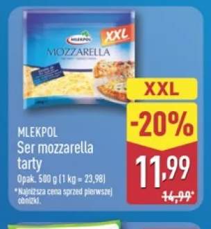 Ser mozzarella tarty Mlekpol