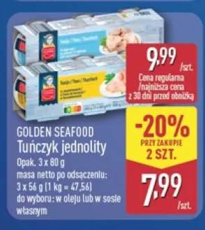Tuńczyk jednolity w oleju Golden Seafood 3-pak +1 wariant