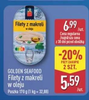 Filety z makreli w oleju Golden Seafood
