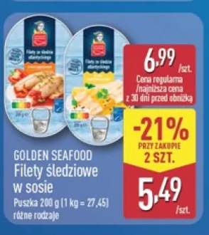 Filety śledziowe w sosie Golden Seafood