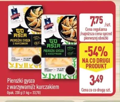 Pierożki gyoza z warzywami Go Asia Konspol +1 wariant