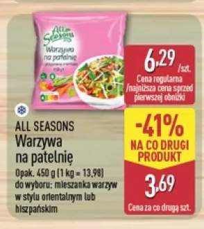 Warzywa na patelnię mieszanka warzyw w stylu orientalnym All Seasons +1 wariant