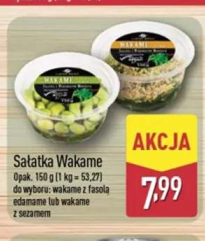 Sałatka Wakame z fasolą edamame +1 wariant