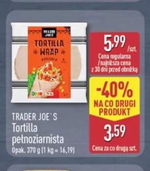 Tortilla pełnoziarnista Trader Joe's