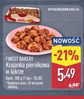 Krajanka piernikowa w lukrze Finest Bakery