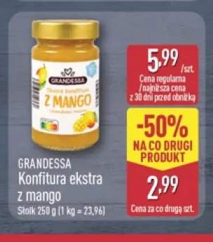 Konfitura ekstra z mango Grandessa