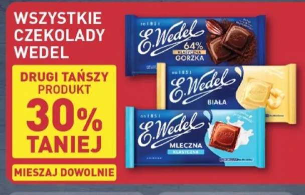 Czekolady Wedel +3 warianty