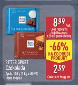 Czekolada Fine Milk Chocolate Ritter Sport +1 wariant