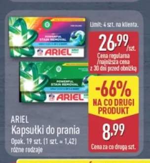 Kapsułki do prania Allin1 Pods Color Ariel +1 wariant