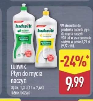 Płyn do mycia naczyń cytrynowy Ludwik +1 wariant