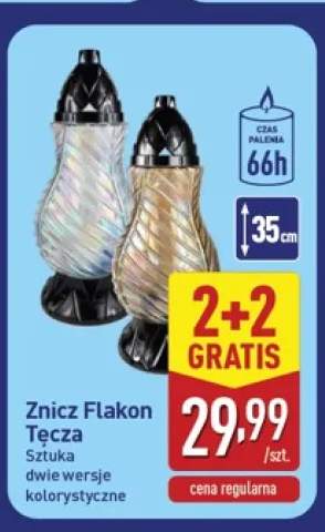 Znicz Flakon Tęcza