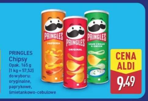 Chipsy Pringles paprykowe +2 warianty