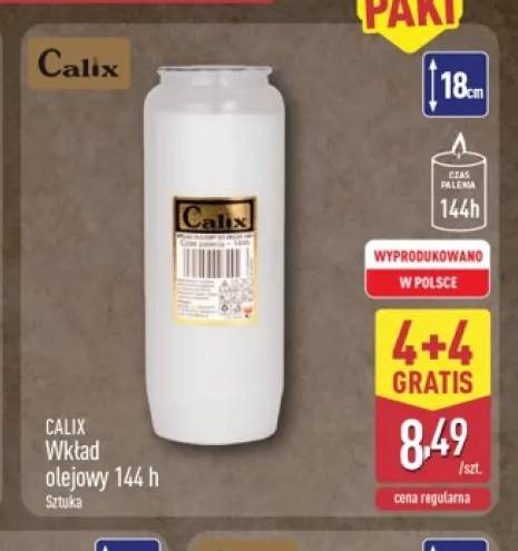 Wkład olejowy 144 h Calix
