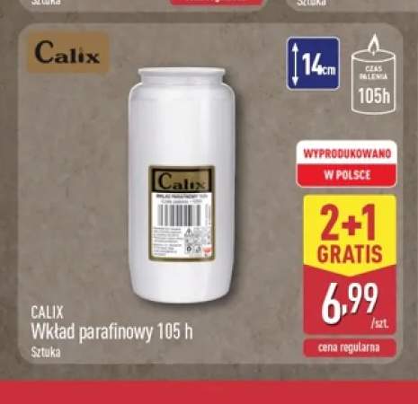 Wkład parafinowy 105 h Calix